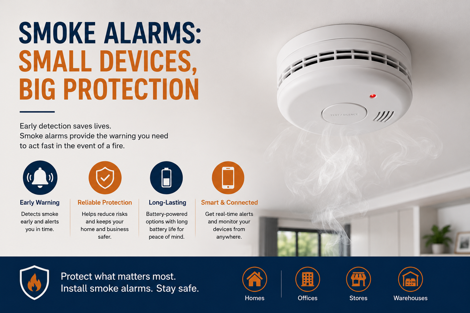 Smoke Alarms in 2026: Why They Remain Essential for Modern Homes and Businesses