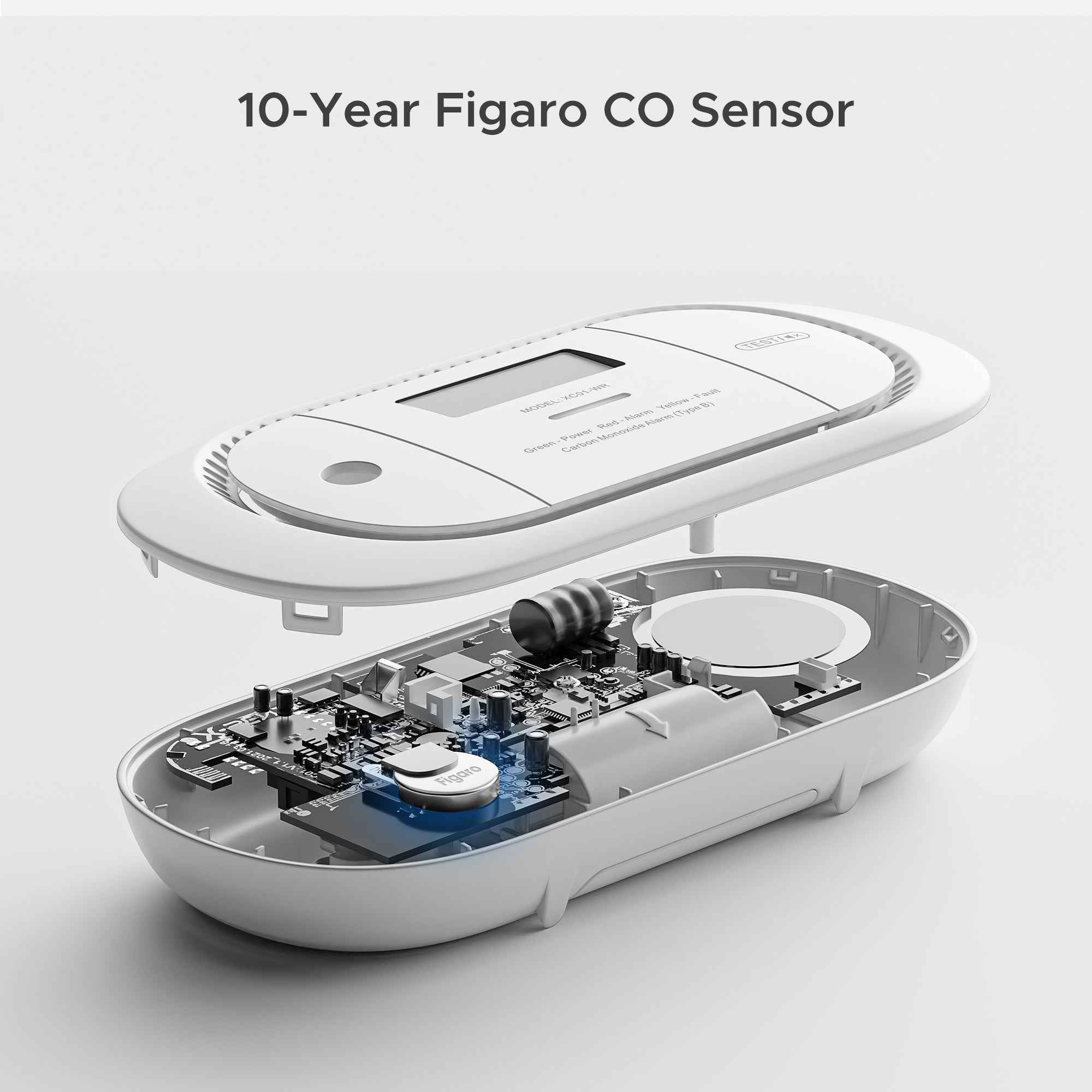 X-Sense XC01-WR Wireless Interconnected Carbon Monoxide Detector/CO Alarm
