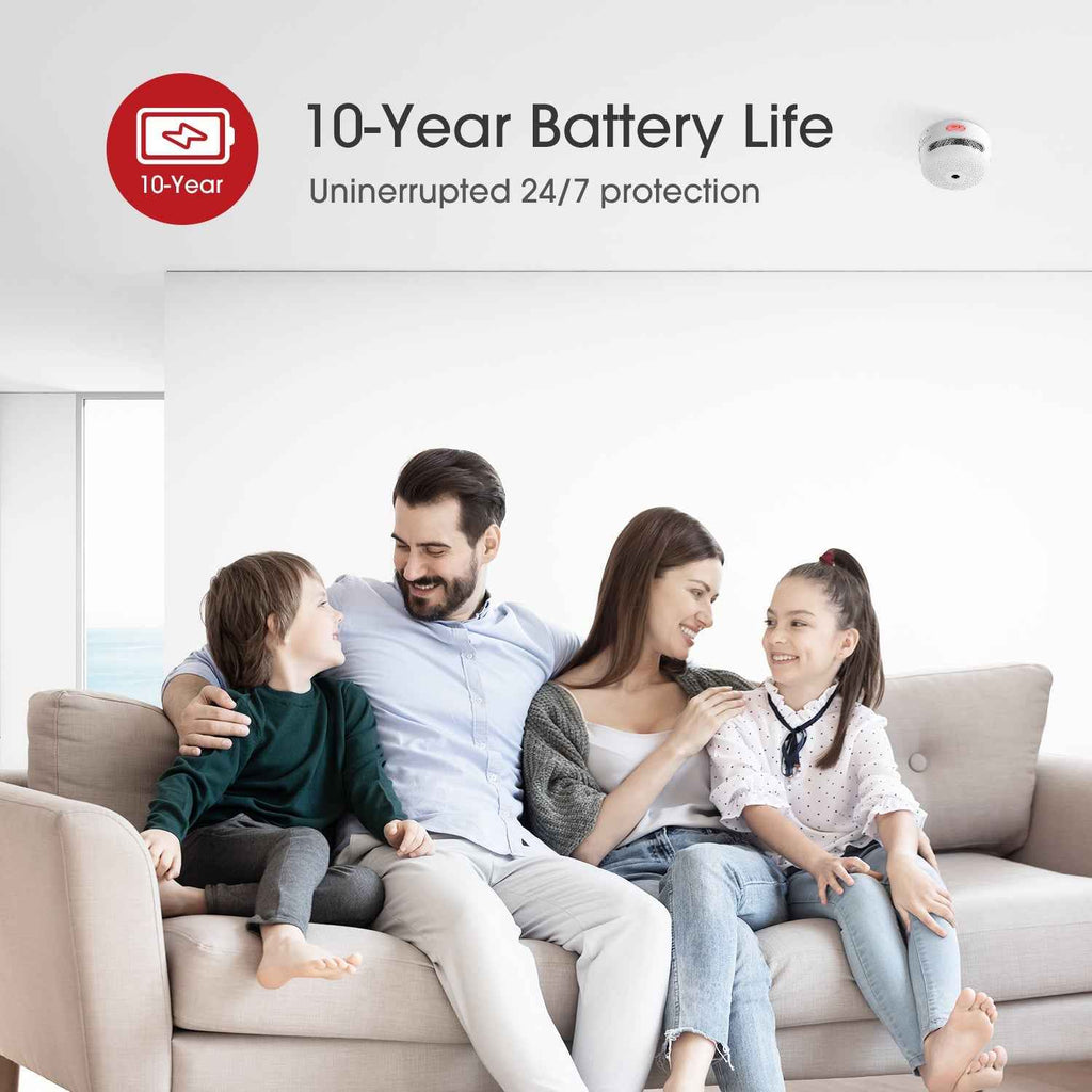 X-Sense XS01 Mini Smoke Detector with 10-Year Battery