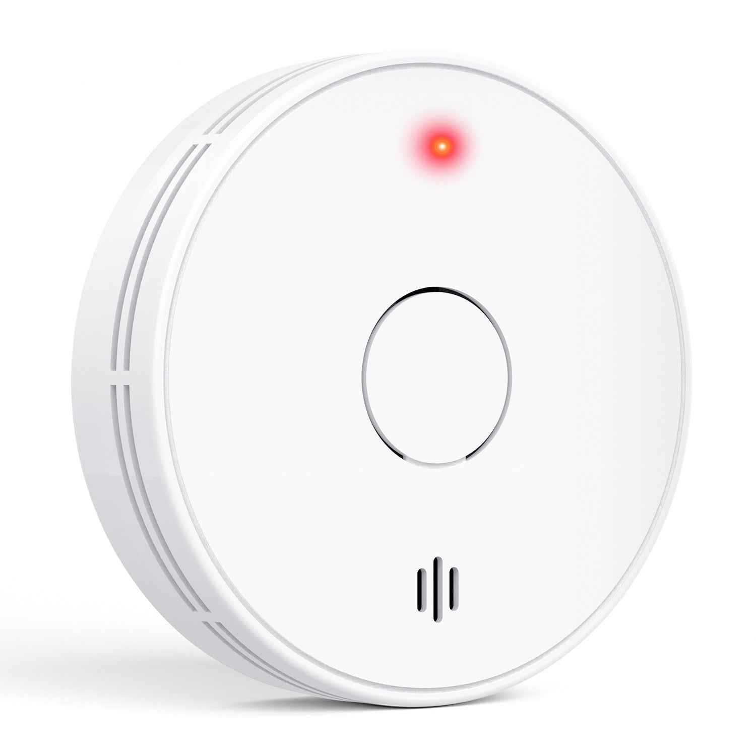 Standalone Smoke Detector with 10-Year Lithium Battery, Photoelectric Smoke Alarm, CE, UKCA, DIN EN 14604, VS02