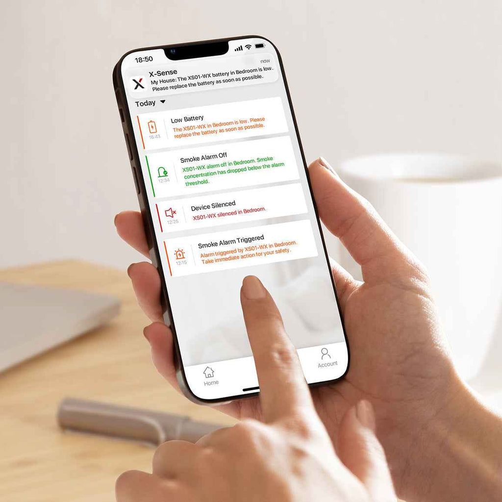 X-Sense | XS01-WX Wi-Fi Smoke Alarm/Detector