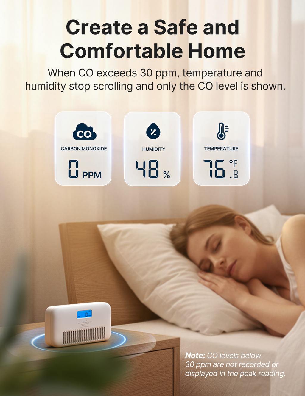 XC0M-SR Standalone Carbon Monoxide Alarm