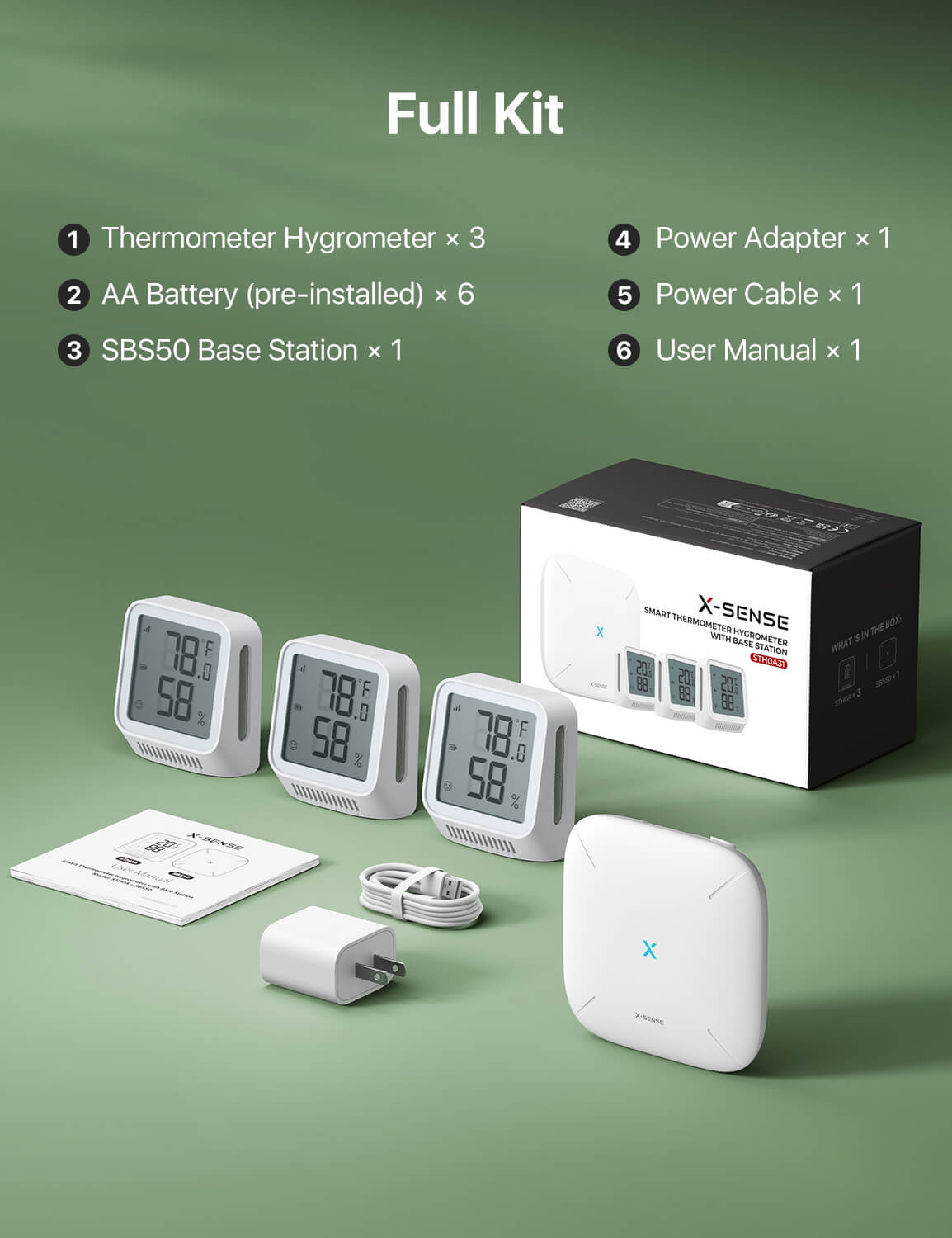 STH0A Smart Thermometer Hygrometer
