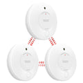 Wireless Interlinked Combo Smoke and Carbon Monoxide Detector , 10-Year Battery Smoke Alarm CO Detector VCS51F