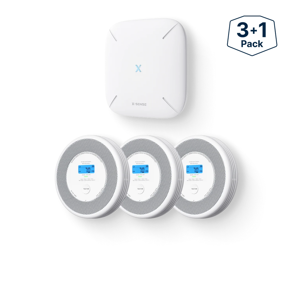 XP0A-MR Interconnected Smart Smoke and CO Alarm with Voice Alerts