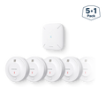 SD19-MN Interconnected Smart Smoke Alarm 5-Pack with 1*Base Station