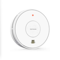 Combination Smoke and Carbon Monoxide Alarm, 10-Year Battery Smoke Alarm CO Detector with Large Test/Silence Button, Adhesive or Screw Installation, VCS01