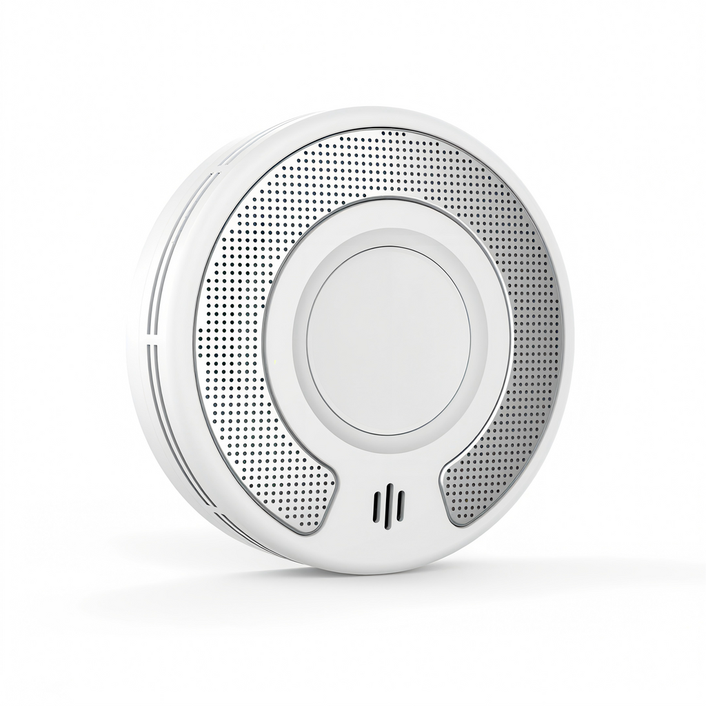 Standalone Smoke Detector with 10-Year Lithium Battery, Photoelectric Smoke Alarm, CE, UKCA, DIN EN 14604, VS03