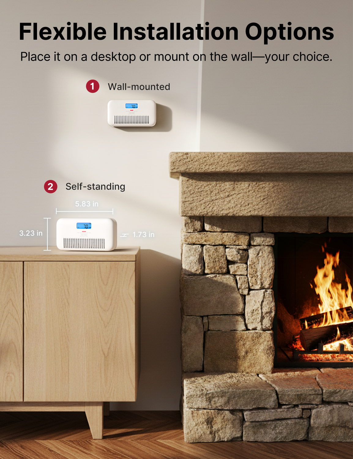 XC0M-SR Standalone Carbon Monoxide Alarm