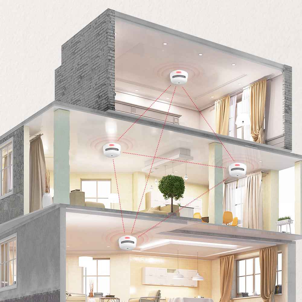 XS01-WR Small Wireless Interconnected Smoke Detector | X-Sense
