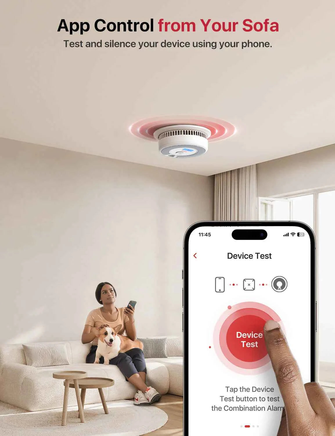 SC07-MR Interconnected Smart Smoke and CO Alarm