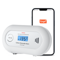 Wi-Fi Smart CO Detector with Tuya APP Control, WiFi Carbon Monoxide Alarm with long-life Li-Battery, EN50291/CE VC21W