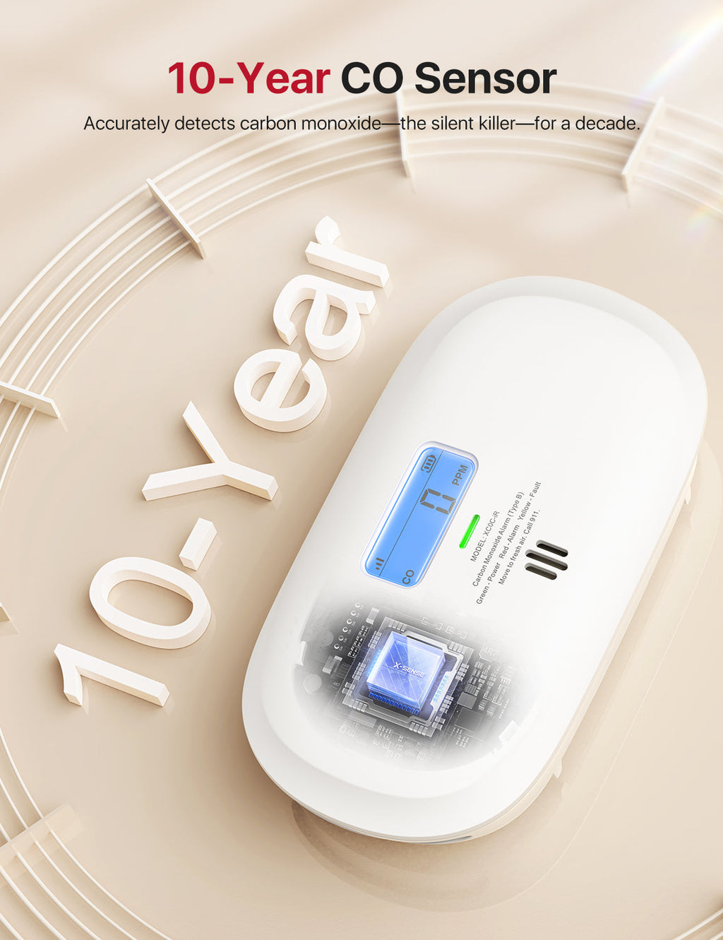 XC0C-iR Smart Carbon Monoxide Alarm