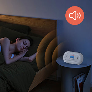 Wi-Fi Smart CO Detector with Tuya APP Control, WiFi Carbon Monoxide Alarm with long-life Li-Battery, EN50291/CE VC21W