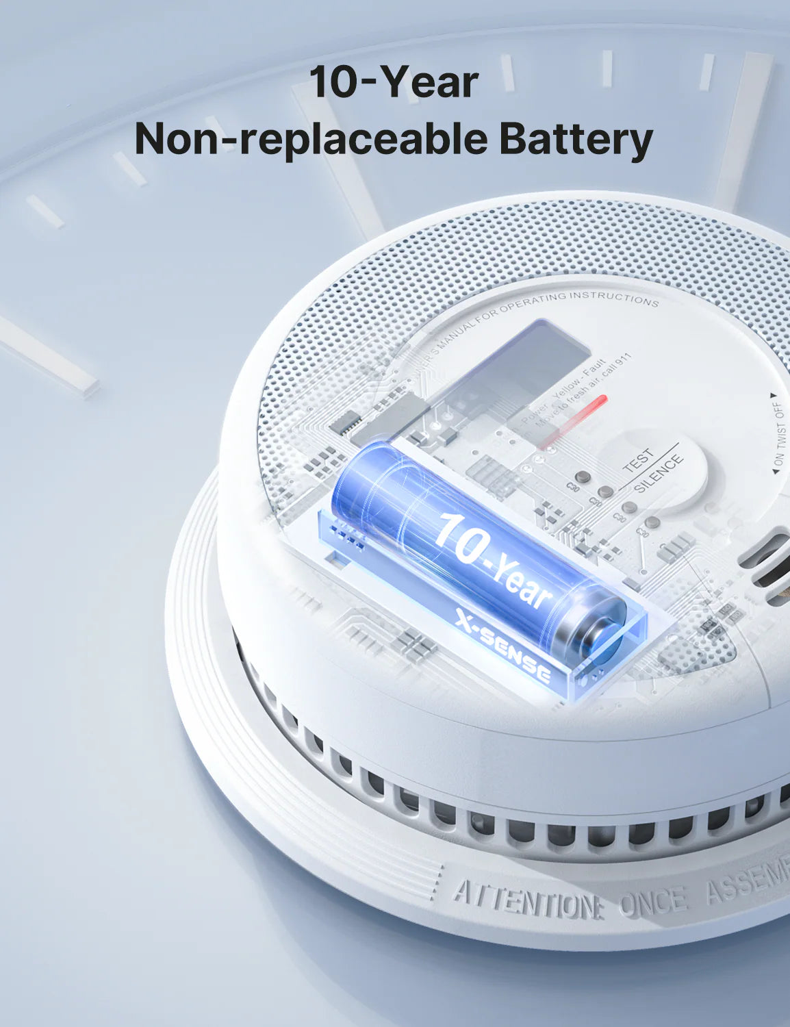 SC07-W Wireless Interconnected Smoke and CO Alarm