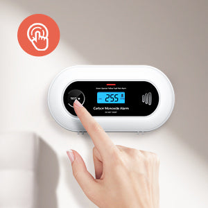 Wi-Fi Smart CO Detector with Tuya APP Control, WiFi Carbon Monoxide Alarm with long-life Li-Battery, EN50291/CE VC21W