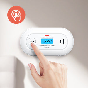 Wi-Fi Smart CO Detector with Tuya APP Control, WiFi Carbon Monoxide Alarm with long-life Li-Battery, EN50291/CE VC21W