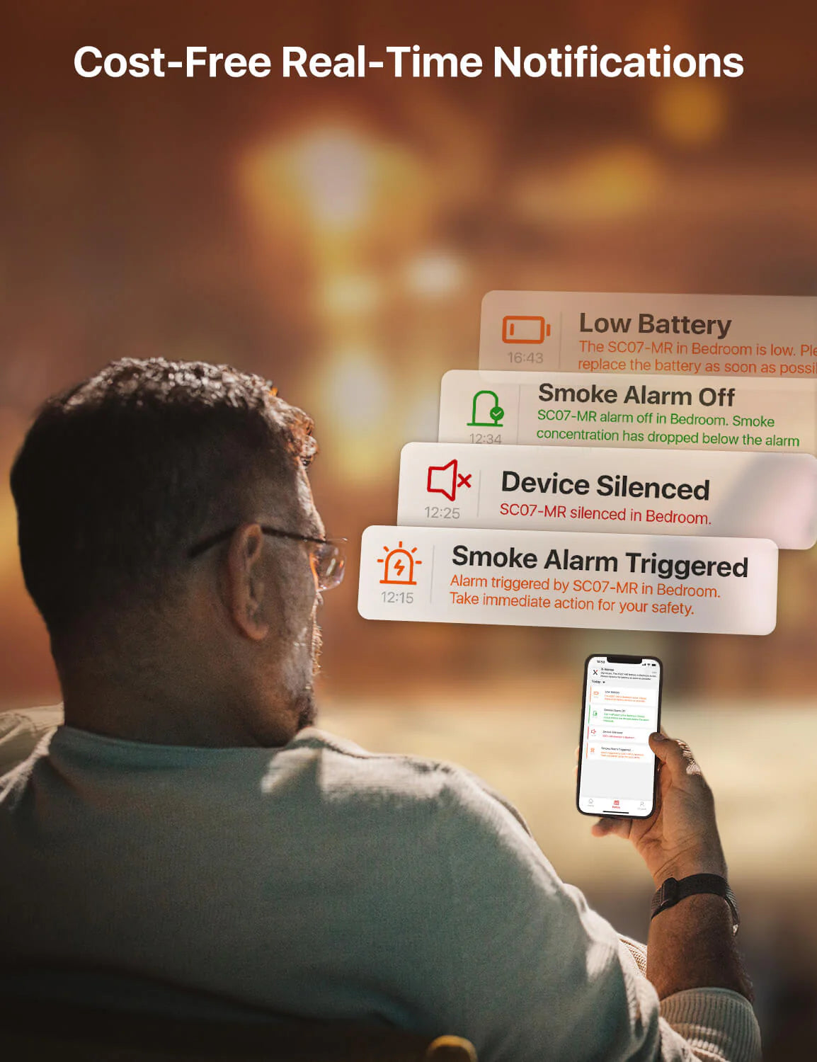 SC07-MR Interconnected Smart Smoke and CO Alarm