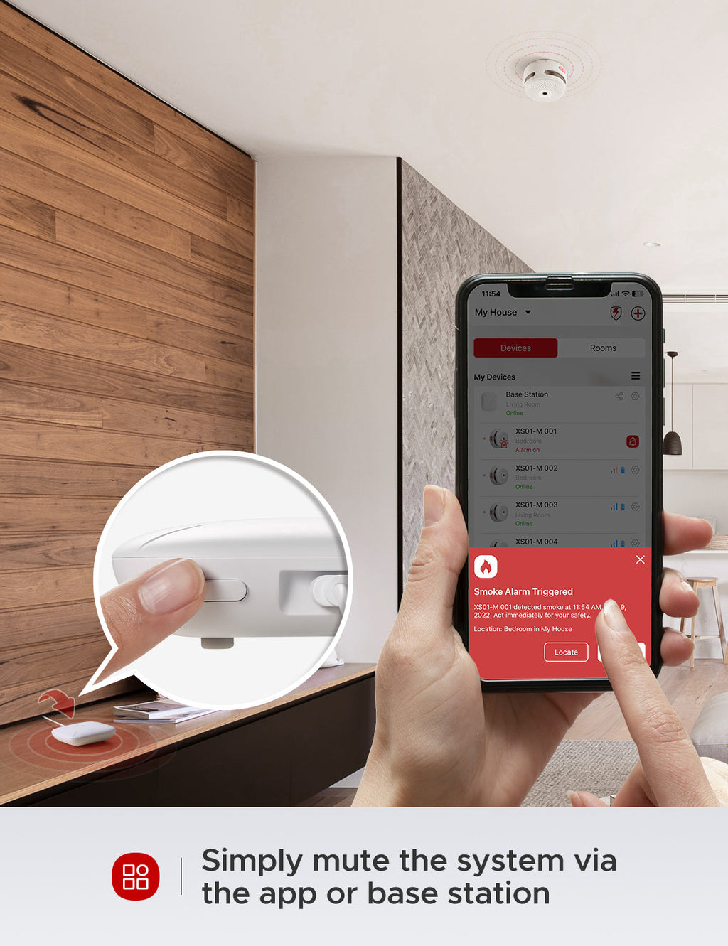 FS31 Interconnected Smart Smoke Alarm Kit | X-Sense
