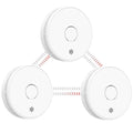 Wireless Interlinked Smoke Alarm 10 Years Battery Interconnected Smoke Detector with LED Indicator & Silence Button VS02F