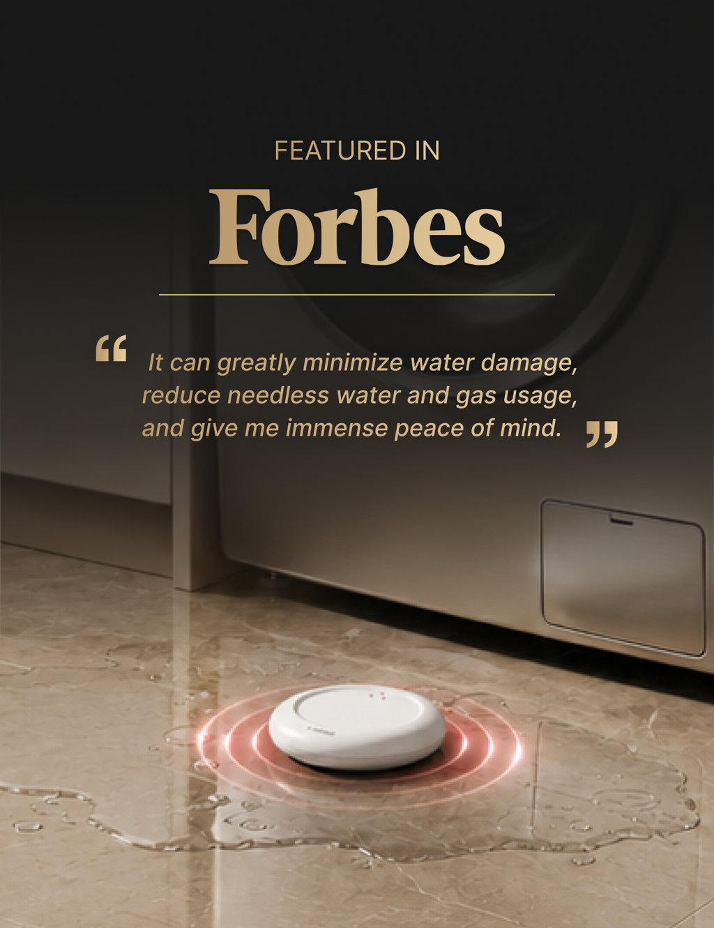 SWS0A Wi-Fi Water Leak Alarm with Smart App Control | X-Sense