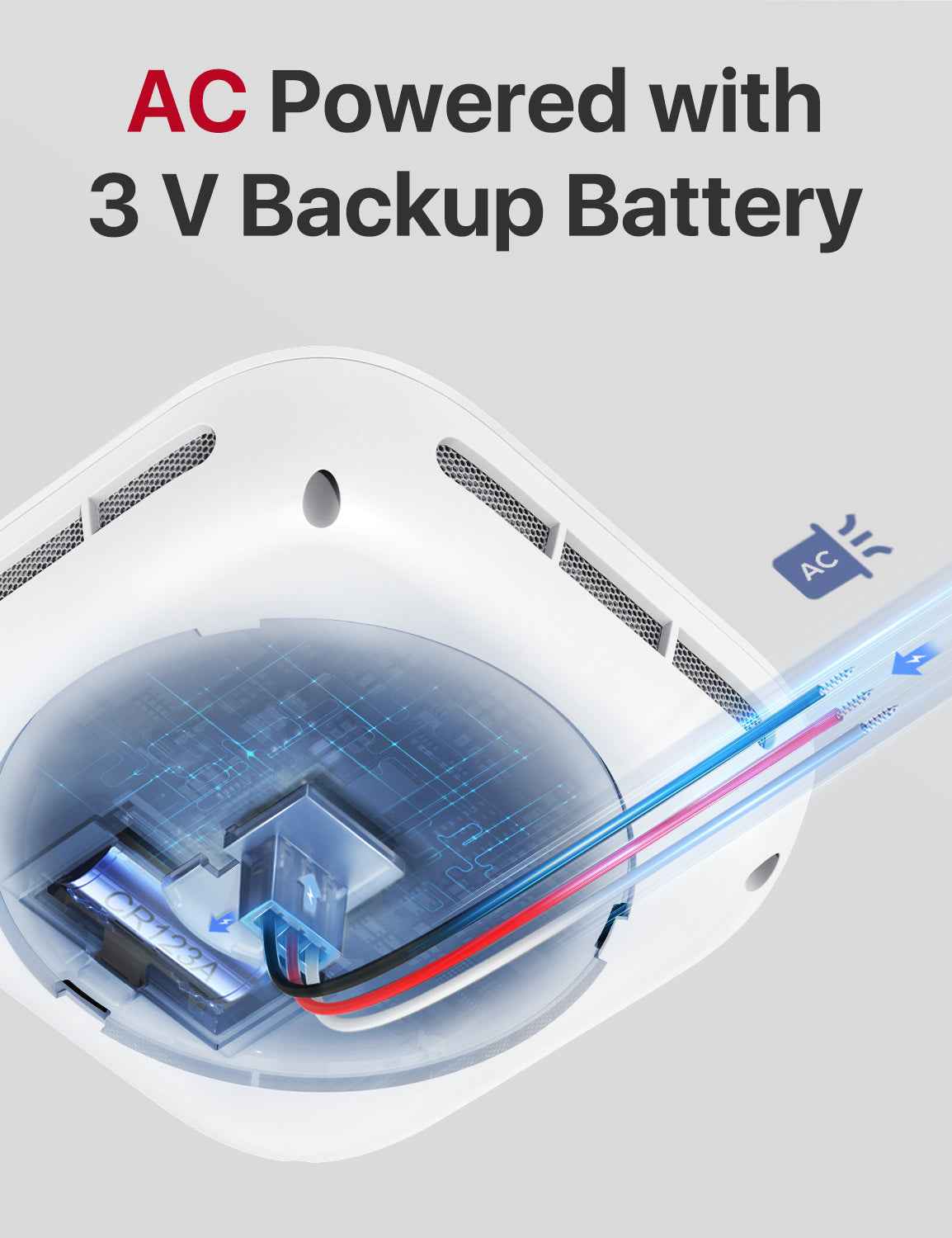 XP02-AR Hardwired Smoke and CO Detector with Voice Alert | X-Sense