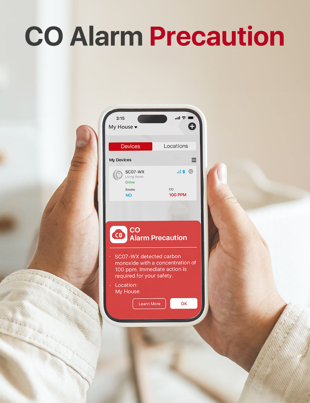 SC07-WX Smart Smoke and CO Alarm