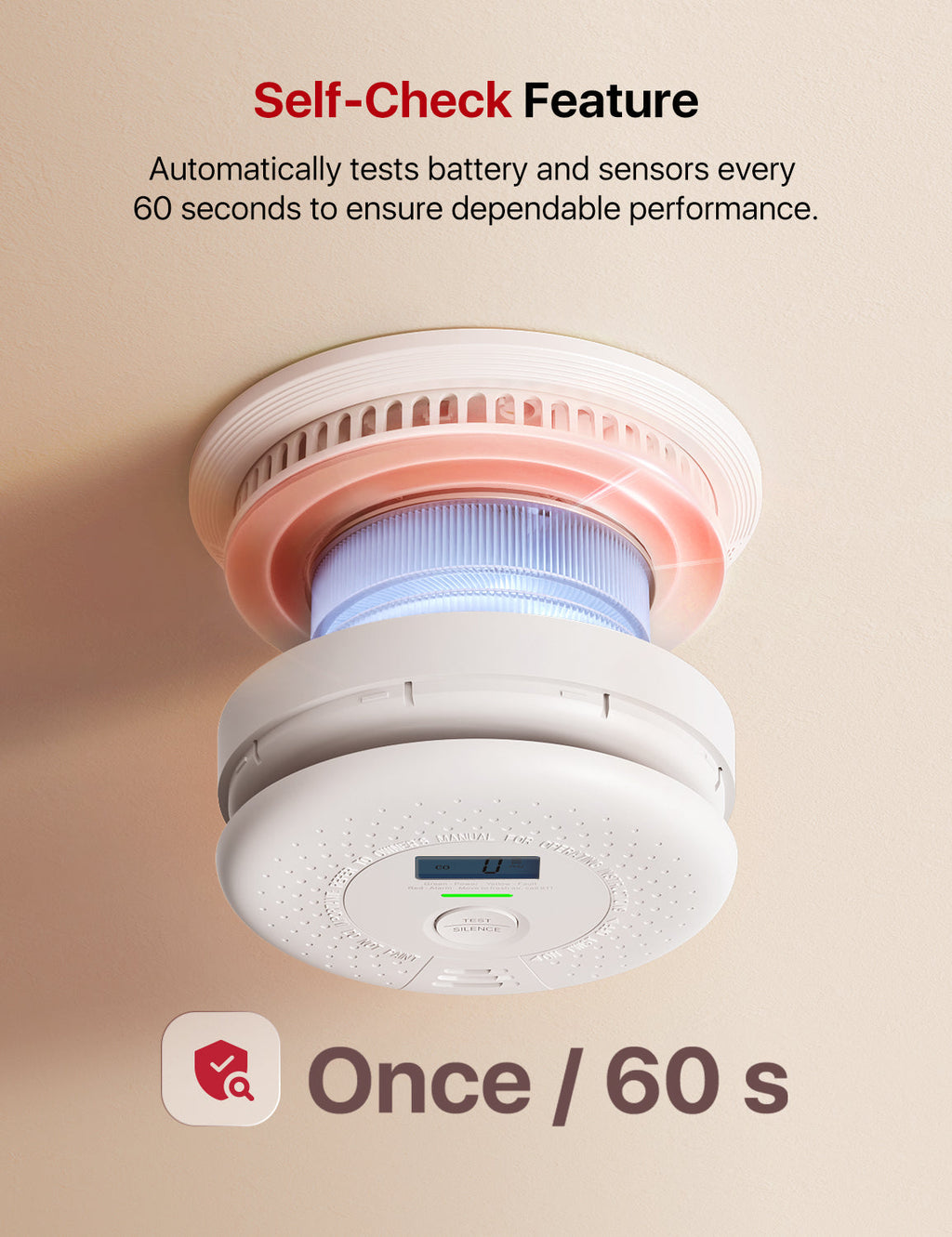 SC01 Battery-Powered Smoke and Carbon Monoxide Detector | X-Sense