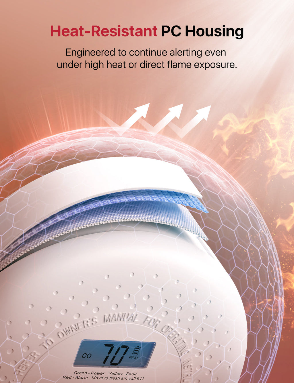 SC01 Battery-Powered Smoke and Carbon Monoxide Detector | X-Sense