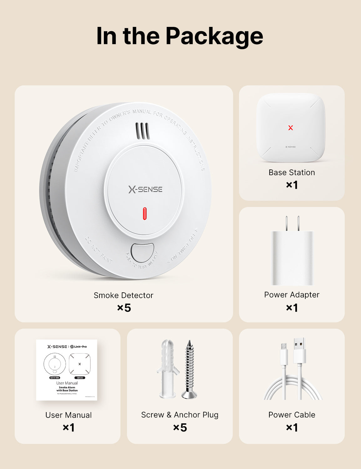 SD19-MN Interconnected Smart Smoke Alarm
