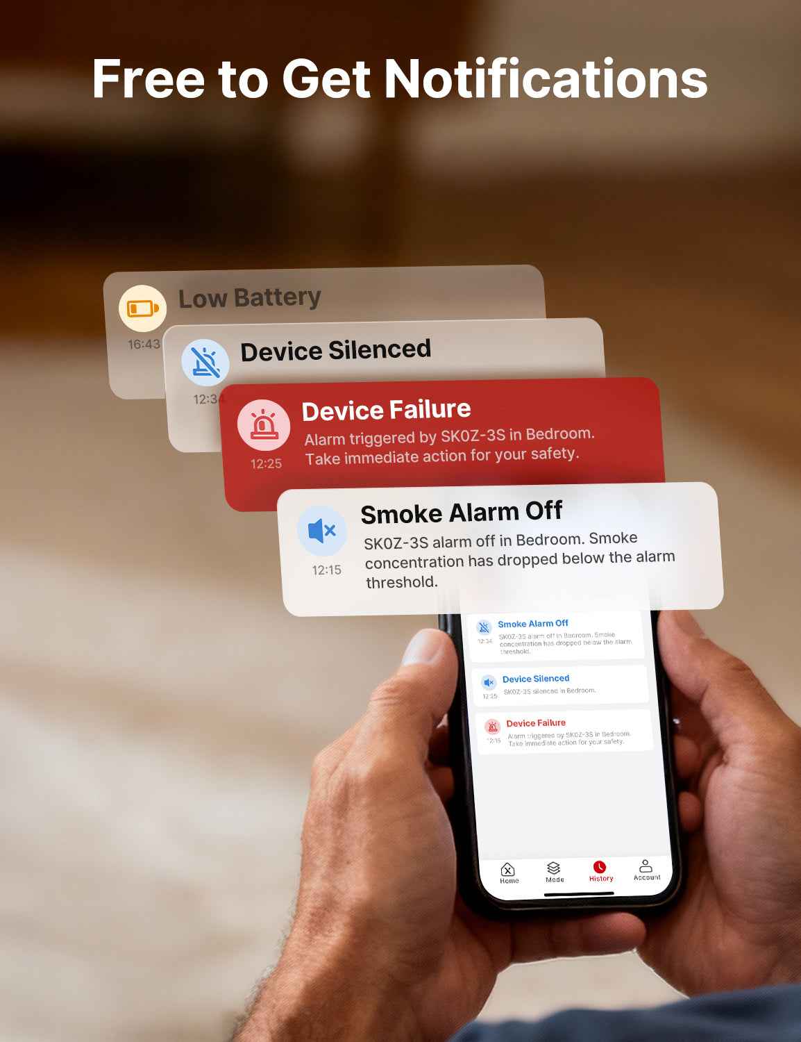 SD19-MN Interconnected Smart Smoke Alarm