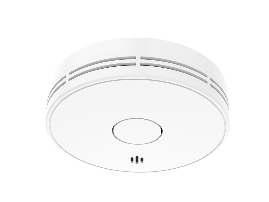 Standalone Smoke Detector with 10-Year Lithium Battery, Photoelectric Smoke Alarm, CE, UKCA, DIN EN 14604, VS02