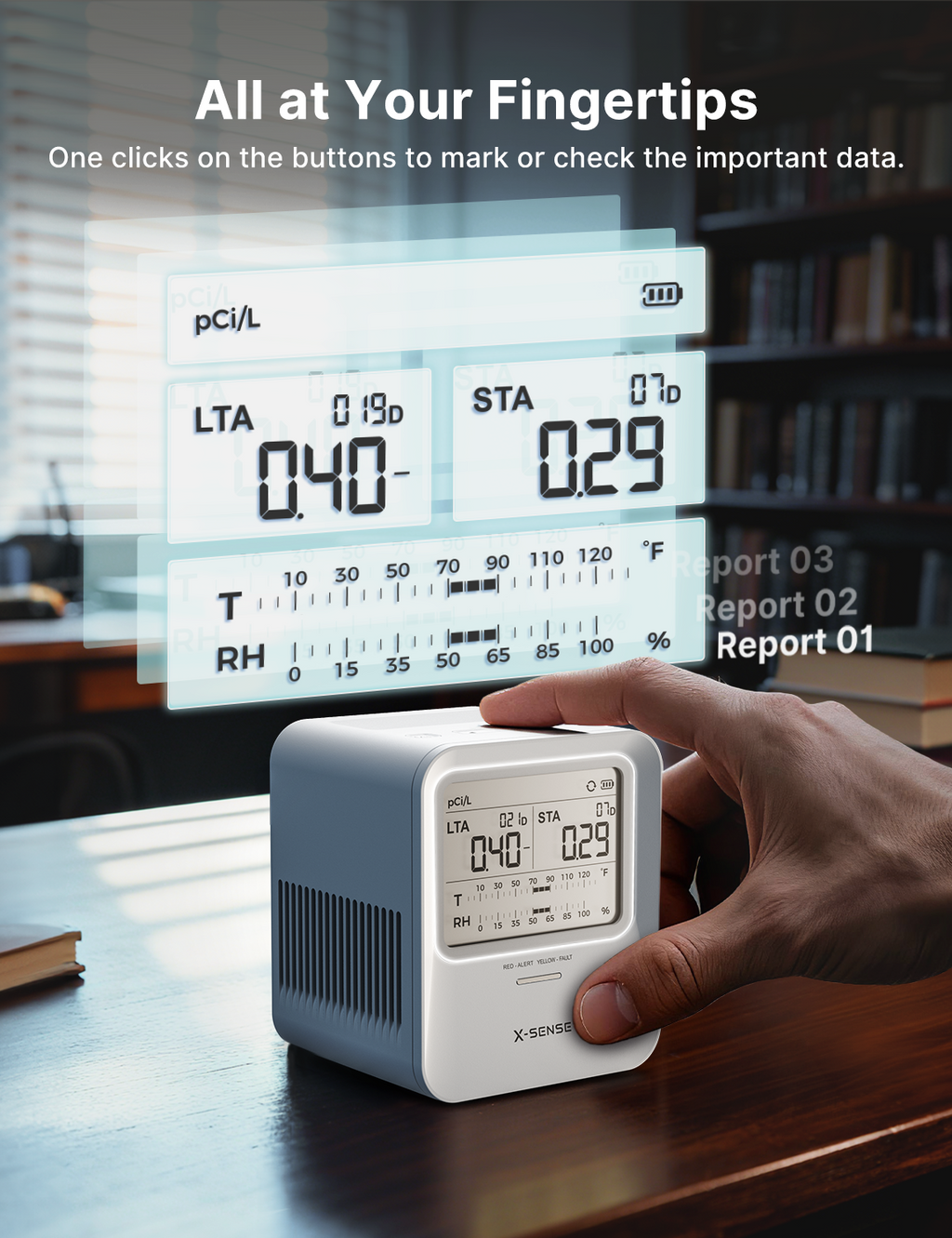XR0B-SR Radon Detector