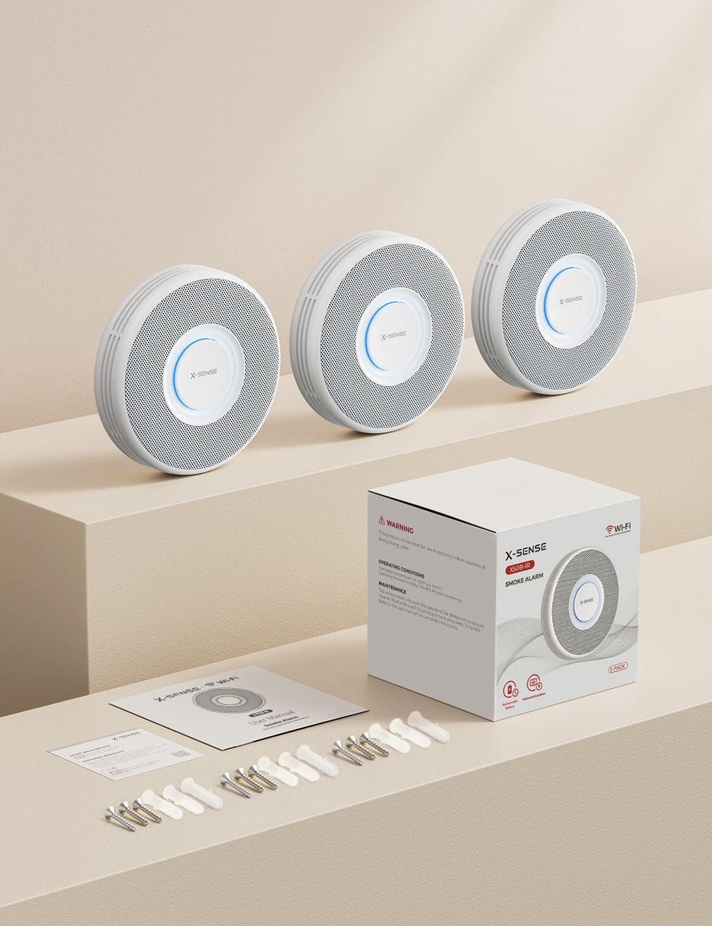 XS0B-iR Smart Smoke Alarm with Voice Alerts