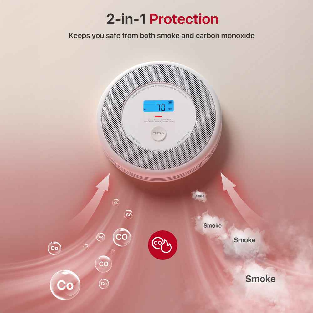 XP0A-MR Wi-Fi Smoke and Carbon Monoxide Detector | X-Sense