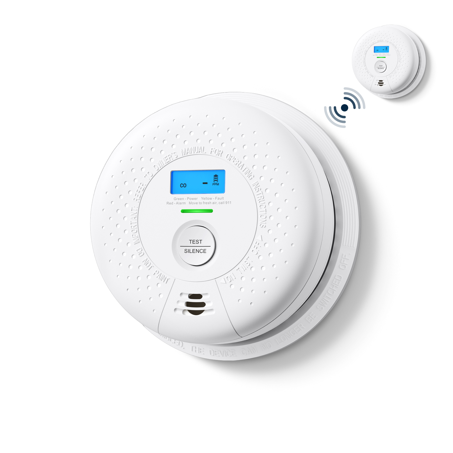 SC01-W Wireless Interconnected Combo Smoke and CO Detector | X-Sense