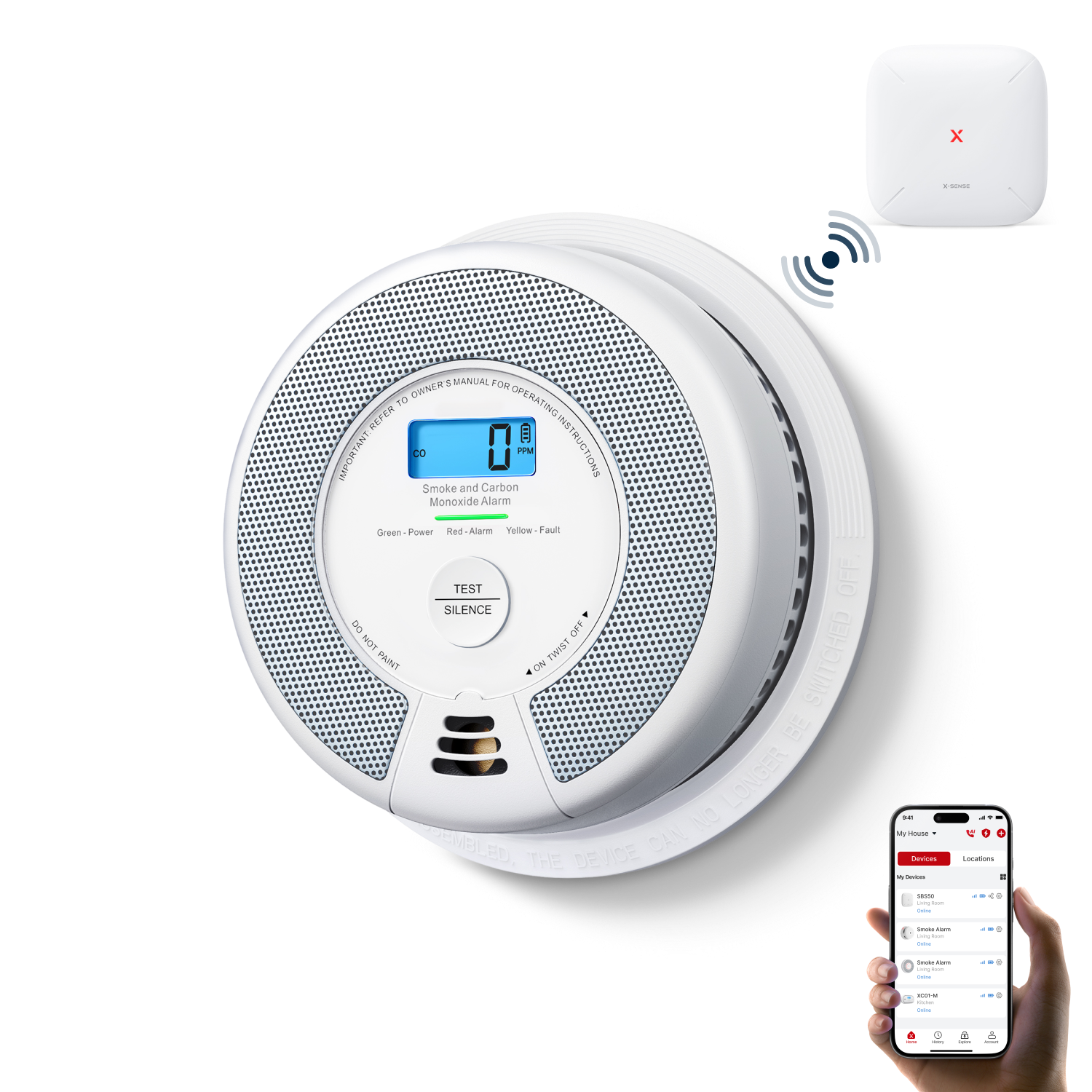 SC07-MR Smart Smoke and Carbon Monoxide Alarm | X-Sense