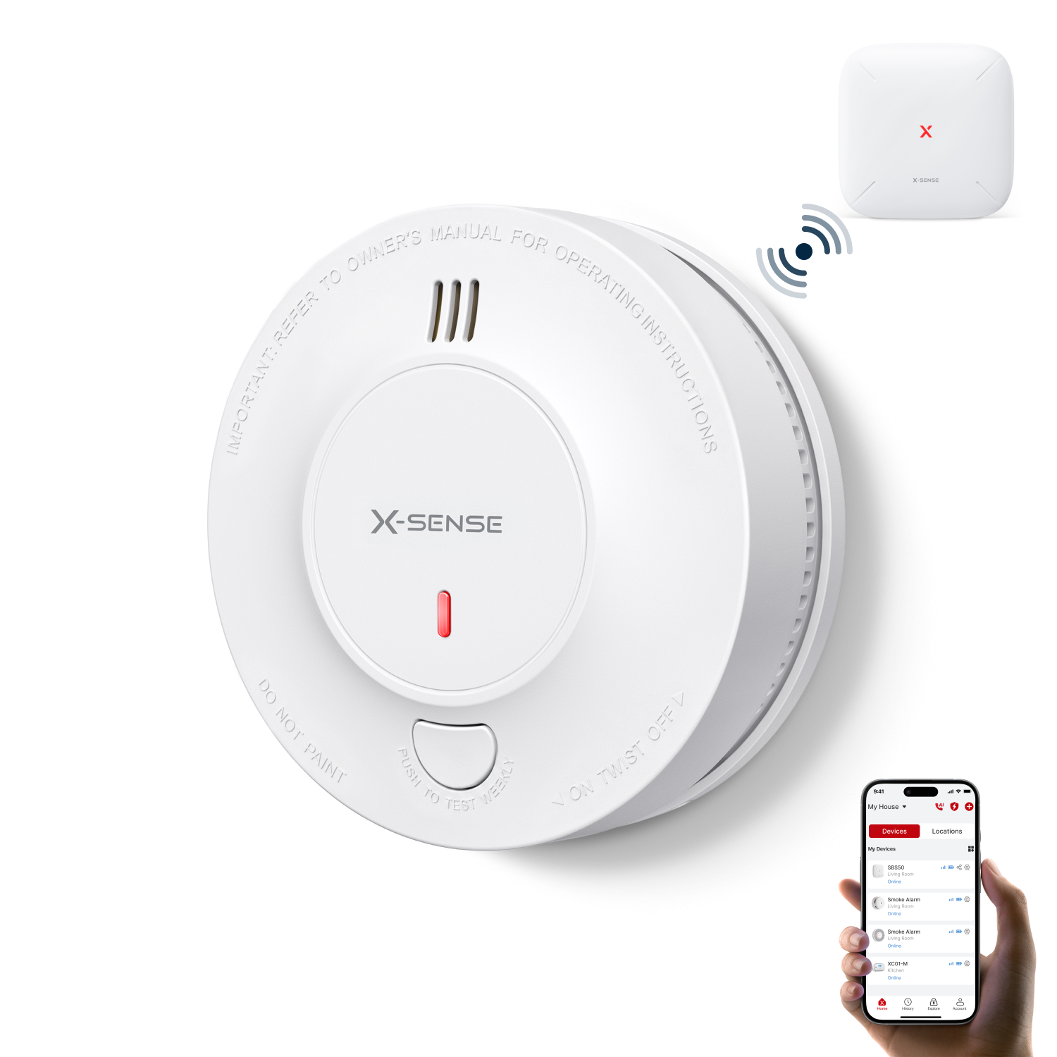 SD19-MN Interconnected Smart Smoke Alarm