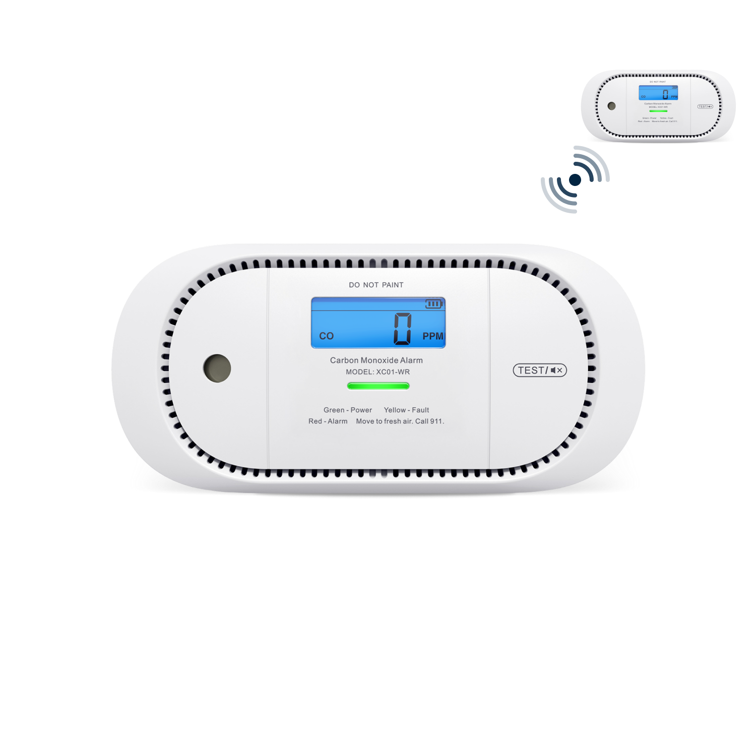 X-Sense XC01-WR Wireless Interconnected Carbon Monoxide Detector/CO Alarm