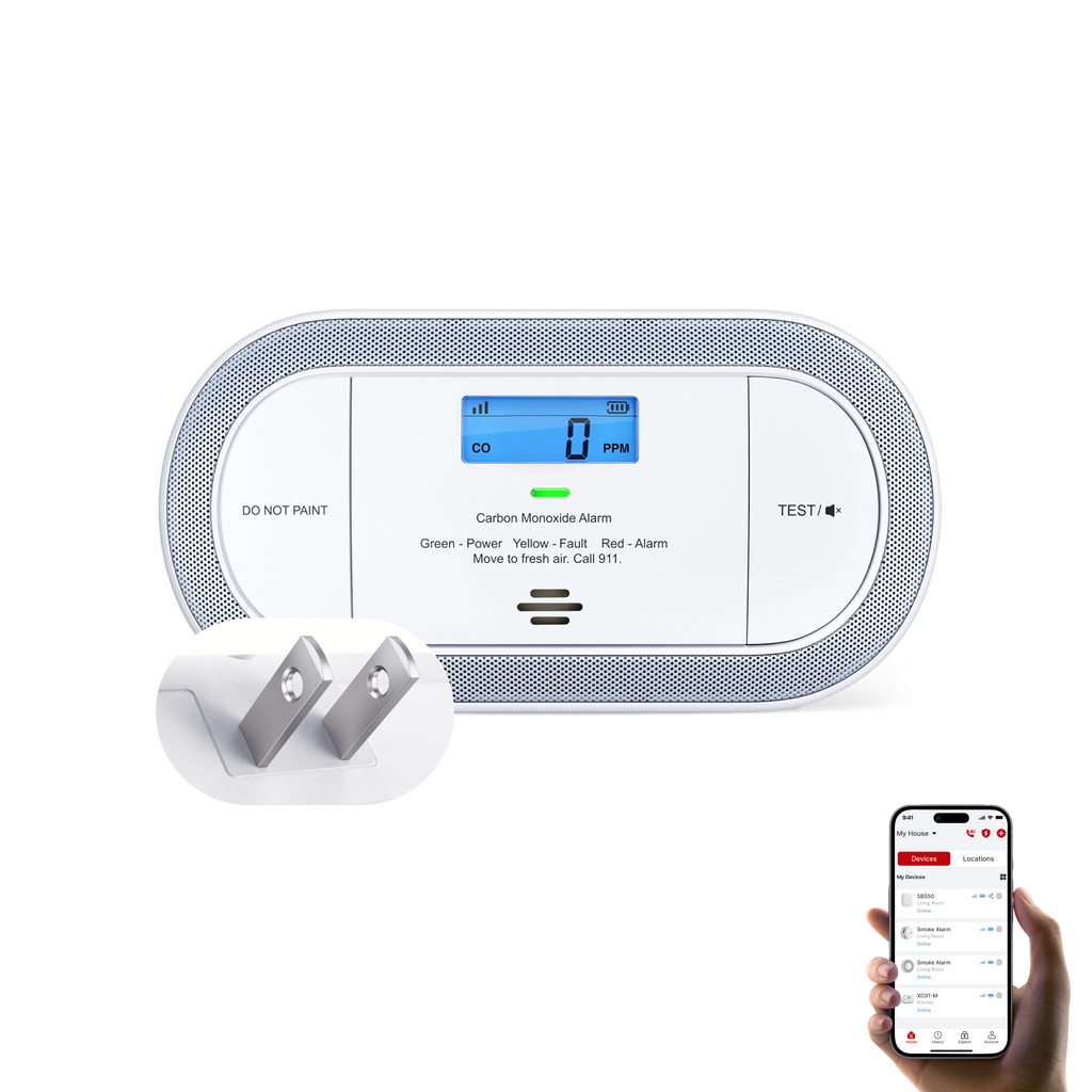 XC0C-iA Plug-in Smart Carbon Monoxide Alarm