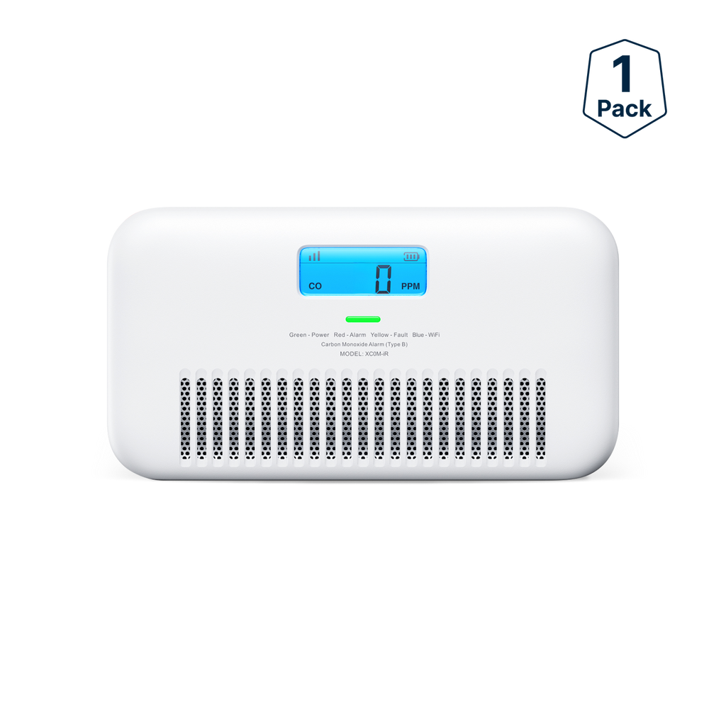 XC0M-iR Smart Carbon Monoxide Alarm with Voice Alerts
