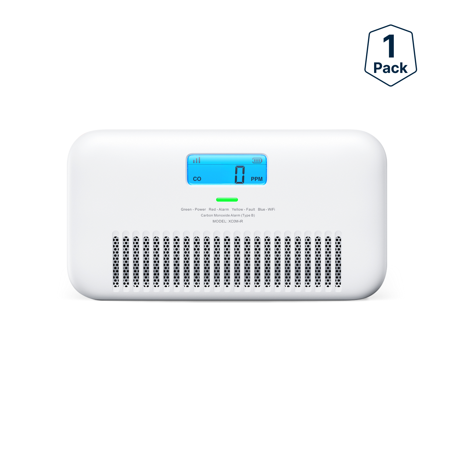 XC0M-iR Smart Carbon Monoxide Alarm with Voice Alerts