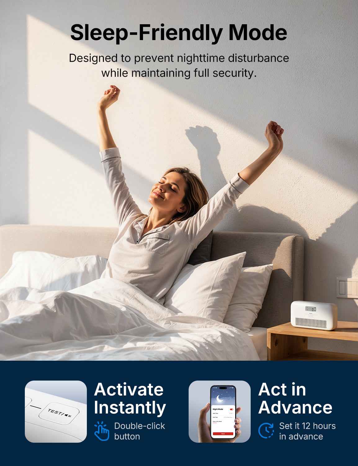 XC0M-iR Smart Carbon Monoxide Alarm with Voice Alerts