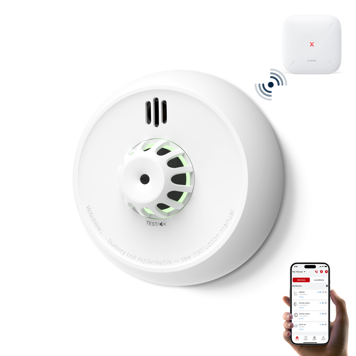 XH02-M Wireless Heat Detector with App Control | X-Sense
