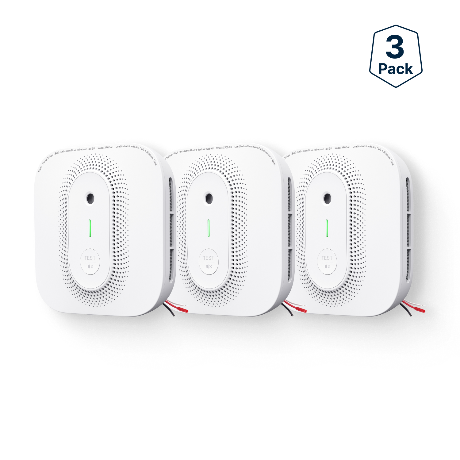 XP02-AR Hardwired Smoke and CO Detector with Voice Alert | X-Sense