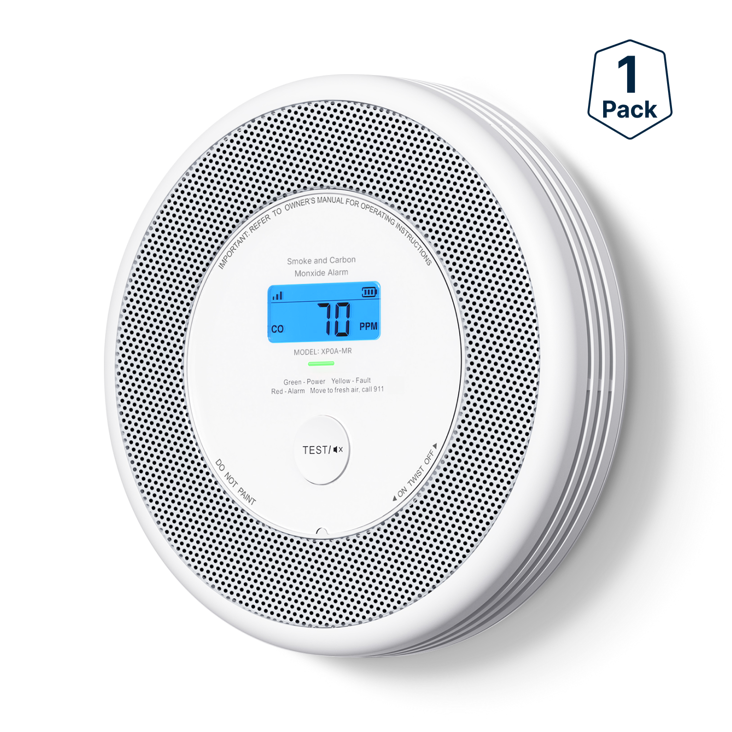 XP0A-MR Wi-Fi Smoke and Carbon Monoxide Detector | X-Sense