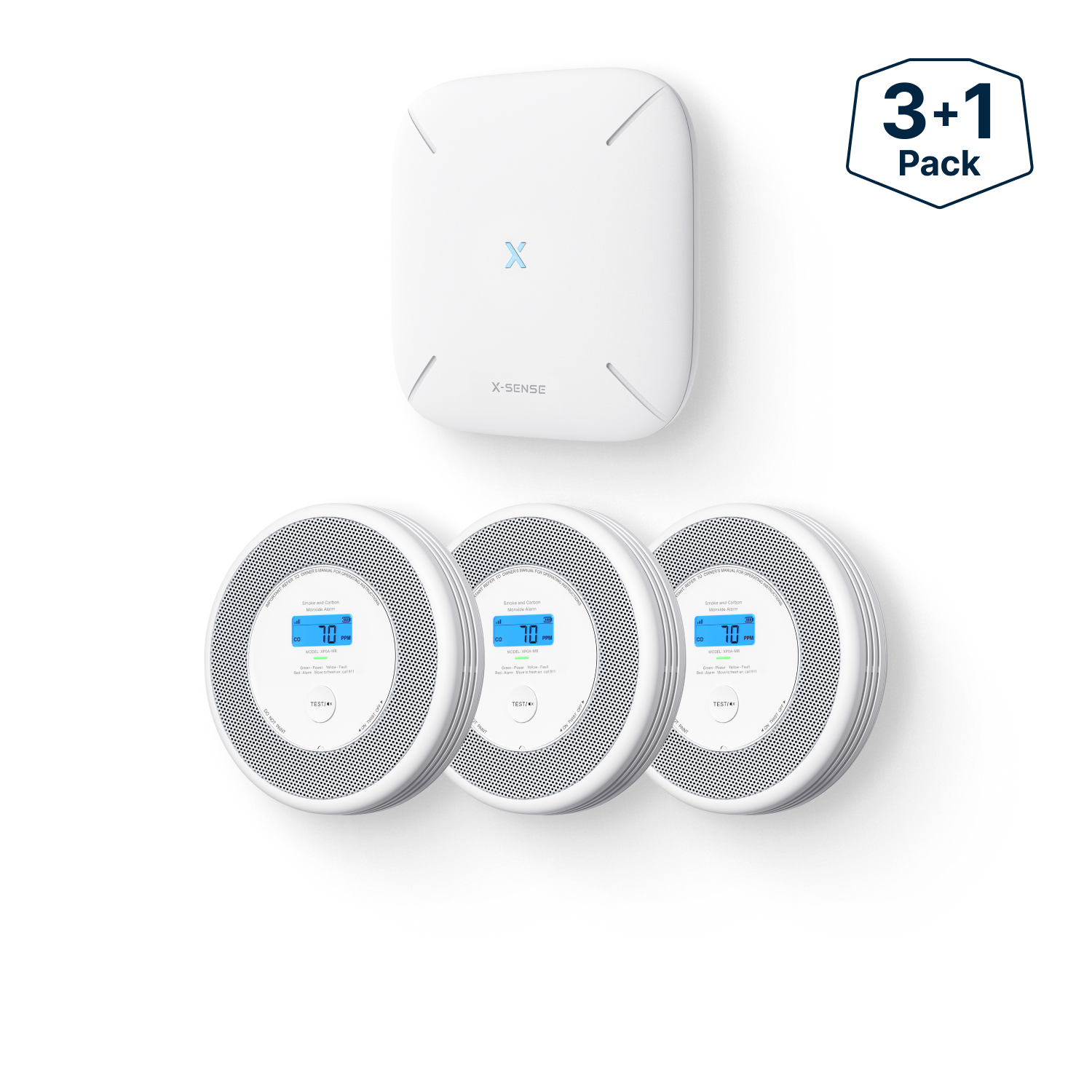 XP0A-MR Wi-Fi Smoke and Carbon Monoxide Detector | X-Sense