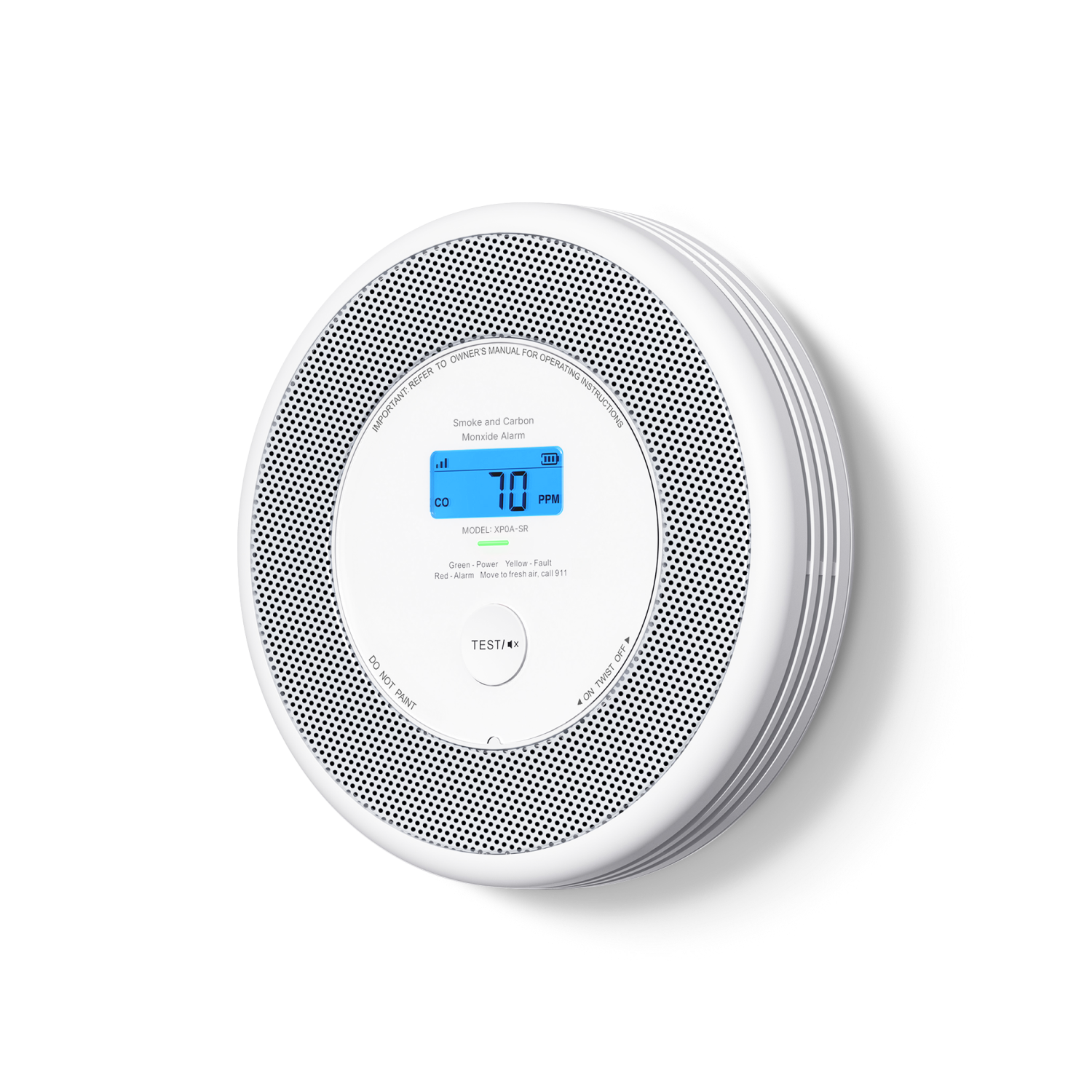 XP0A-SR Standalone Smoke and CO Alarm with Voice Alerts