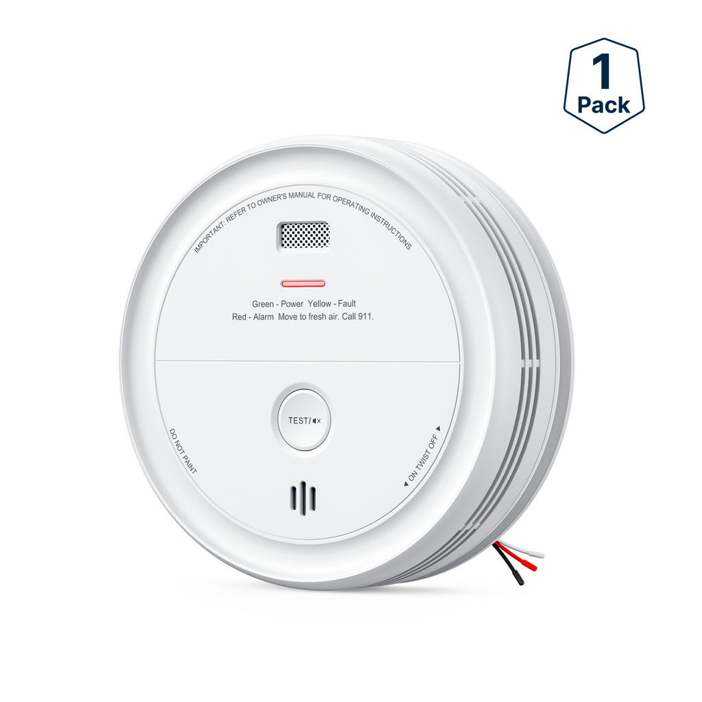 XP0J-iA Smart Hardwired Smoke and CO Alarm with Voice Alerts