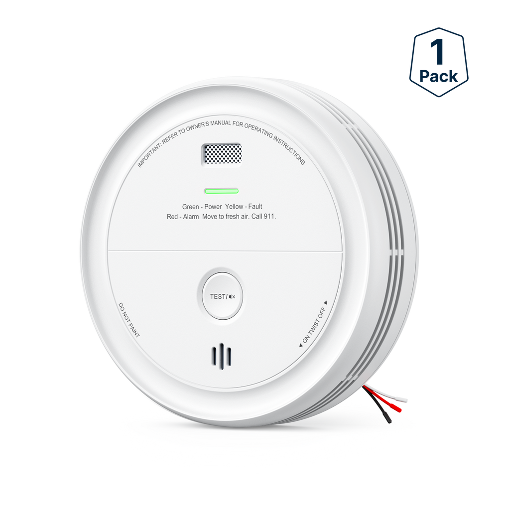 XP0J-SA Hardwired Smoke and CO Alarm with Voice Alerts